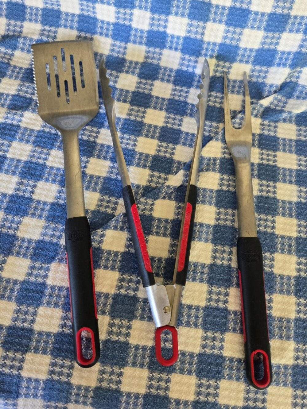 EXPERT GRILL Set of Stainless-Steel Barbeque Tools NWOT